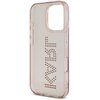Etui KARL LAGERFELD IML Rhinestones Logo do Apple iPhone 16 Pro Max Przezroczysto-różowy Gwarancja 24 miesiące
