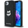 Etui KARL LAGERFELD Monogram Choupette Head Pin do Apple iPhone 16e Czarny