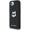 Etui KARL LAGERFELD Monogram Choupette Head Pin do Apple iPhone 16e Czarny Seria telefonu iPhone