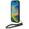 Etui KARL LAGERFELD Saffiano Crystals do Apple iPhone 16 Pro Max Czarny + Pasek Kompatybilność Apple iPhone 16 Pro Max