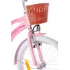 Rower dziecięcy HUFFY Retro Vintage 20 cali dla dziewczynki Perłowo-różowy Dominujący kolor Perłowo-różowy