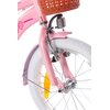 Rower dziecięcy HUFFY Retro Vintage 16 cali dla dziewczynki Perłowo-różowy Waga z opakowaniem [kg] 11.7