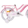 Rower dziecięcy HUFFY Retro Vintage 16 cali dla dziewczynki Perłowo-różowy Wyposażenie Bagażnik
