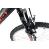 Rower górski MTB INDIANA X-Pulser 1.6 Steel U15 26 cali męski Czarno-czerwony Waga [kg] 14
