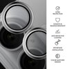 Szkło hartowane na obiektyw HAMMER GLASS Lens Protector do Apple iPhone 14/14 Plus Srebrny Model telefonu iPhone 14