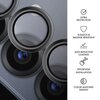 Szkło hartowane na obiektyw HAMMER GLASS Lens Protector do Samsung Galaxy S24 Czarny Seria telefonu Galaxy S