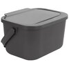 Kosz na śmieci PRACTIC Mini Bini 15110893 4.5L Szary