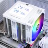 Chłodzenie CPU THERMALRIGHT Peerless Assassin 120 Digital ARGB Biały Wymiary (WxSxG) [mm] 120 x 120 x 28