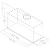 Okap ELICA Lane Sensor A 52 Czarny 650m3/h 68dB klasa B Szerokość [cm] 51.4