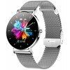 U SMARTWATCH MANTA ALEXA SREBRNY + CZARNY PASEK