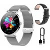 U SMARTWATCH MANTA ALEXA SREBRNY + CZARNY PASEK Szerokość koperty [mm] 43