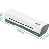 Laminator LEITZ iLAM Home A4 Szerokość laminacji 240 mm, Nagrzewanie 3 min Prędkość laminacji [cm/min] 30