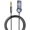 Adapter USB - Jack 3.5 mm 3MK Bluetooth Grafitowy Gniazdo (żeńskie) Brak