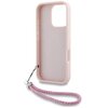 Etui KARL LAGERFELD Quilted Initial Logo & Chain Strap do Apple iPhone 16 Pro Max Różowy Typ Etui nakładka