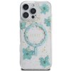 Etui GUESS Resin Flowers Glitter MagSafe do Apple iPhone 16 Pro Max Turkusowy Model telefonu iPhone 16 Pro Max