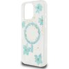 Etui GUESS Resin Flowers Glitter MagSafe do Apple iPhone 16 Pro Max Turkusowy Typ Etui magnetyczne
