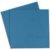 Na zdjęciu widoczne są dwa niebieskie termopady z teksturą przypominającą drobną siatkę. Produkt to "Termopad THERMAL GRIZZLY Minus Pad Basic 2 sztuki (100 x 100 x 1.5)".