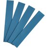 Cztery niebieskie prostokątne termopady z fakturą w romby, ułożone wachlarzowo. Produkt to "Termopad THERMAL GRIZZLY Minus Pad Advance 4 sztuki (120 x 20 x 1.5)".