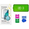 Szkło hartowane WOZINSKY Full Cover Flexi Nano do Apple iPhone 14 Plus/13 Pro Max Przezroczysty + ramka Seria telefonu iPhone
