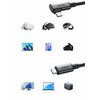 Kabel USB-C - USB-C UGREEN US551 60W 5 m Czarny Typ USB-C - USB-C