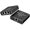 Splitter QOLTEC Ethernet mini 4 porty