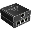 Splitter QOLTEC Ethernet mini 4 porty Materiał wykonania Aluminium