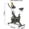 Rower spinningowy ONE FITNESS SW2501 Żółty Klasa urządzenia H - użytek domowy