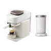 Ekspres PHILIPS Baristina BAR300/00 z zautomatyzowanym procesem mielenia i zaparzania + Spieniacz PHILIPS Baristina BAR311/00 Biały