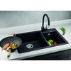 Zlewozmywak BLANCO Legra 8 526223 Czarny Komora 1 430 x 430 x 190 mm
