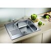 Zlewozmywak BLANCO Tipo 45 S Mini 516524 Stal matowa Komora 1 330 x 420 x 160 mm