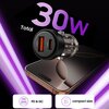 Ładowarka samochodowa TECH-PROTECT CC03 PD30W/QC3.0 Czarny Moc wyjściowa [mA] 2500