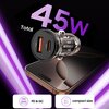 Ładowarka samochodowa TECH-PROTECT CC01 PD45W/QC3.0 Czarny Moc wyjściowa [mA] 3000