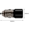 Ładowarka samochodowa TECH-PROTECT CC03 PD95W/QC3.0 Czarny Moc wyjściowa [mA] 2500