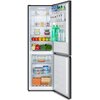 Lodówka HISENSE RB390N4BFC No Frost 186 cm Czarna Licowane drzwi Szuflada z regulacją wilgotności Szuflada z niższą temperaturą Liczba półek 3