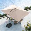 Parasol ogrodowy MIRPOL Solano Beżowy Rodzaj Parasol