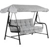 Huśtawka ogrodowa PATIO Hawaii Black Edition H039-06PB Materiał wykonania Bawełna