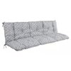 Poduszka na huśtawkę PATIO Frigiliana H039-06PB 180 x 100 x 10 cm Szary Materiał Bawełna