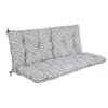 Poduszka na huśtawkę PATIO Frigiliana H039-06PB 120 x 100 x 10 cm Szary Materiał Bawełna