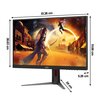 Monitor AOC 27G4HA 27" 1920x1080px IPS 200Hz 0.5 ms [MPRT] Częstotliwość odświeżania obrazu [Hz] 200