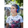 Słuchawki nauszne POWERLOCUS Buddy Kids Niebiesko-czerwone Funkcje dodatkowe Bluetooth 5.3