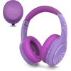 Słuchawki nauszne POWERLOCUS P19 Fioletowy Transmisja bezprzewodowa Bluetooth