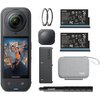 Kamera sferyczna INSTA360 X5 Essentials Bundle z akcesoriami, filmy 360° w rozdzielczości 8K/30 FPS, matryca 1/1.28" Wodoodporność Tak
