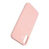 Różowe złote etui silikonowe z wycięciem na aparat i przyciski boczne, przeznaczone do Apple iPhone 16 Plus. Produkt ma gładką powierzchnię i minimalistyczny design.