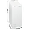 Pralka WHIRLPOOL TDLR5030LPL/N 5kg 1000 obr Klasa emisji hałasu B
