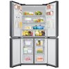 Lodówka SAMSUNG RF48A400EB4 EO Side By Side No Frost 179.3cm Grafitowa stal Liczba półek 3