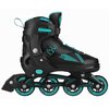 Łyżworolki NILS EXTREME Enzo NH382 2W1 (rozmiar 40-43) Czarno-turkusowy Regulacja rozmiaru Tak