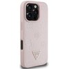 Etui GUESS Grained Hot Stamp Peony Triangle Logo MagSafe do Apple iPhone 16 Pro Różowy Kompatybilność Apple iPhone 16 Pro