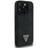 Etui GUESS Grained Hot Stamp Peony Triangle Logo MagSafe do Apple iPhone 16 Pro Max Czarny Kompatybilność Apple iPhone 16 Pro Max