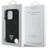 Etui GUESS Grained Hot Stamp Peony Triangle Logo MagSafe do Apple iPhone 16 Pro Max Czarny Marka telefonu Apple