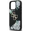 Etui GUESS Grained Roses Big 4G Logo do Apple iPhone 16 Pro Max Czarny Typ Etui nakładka